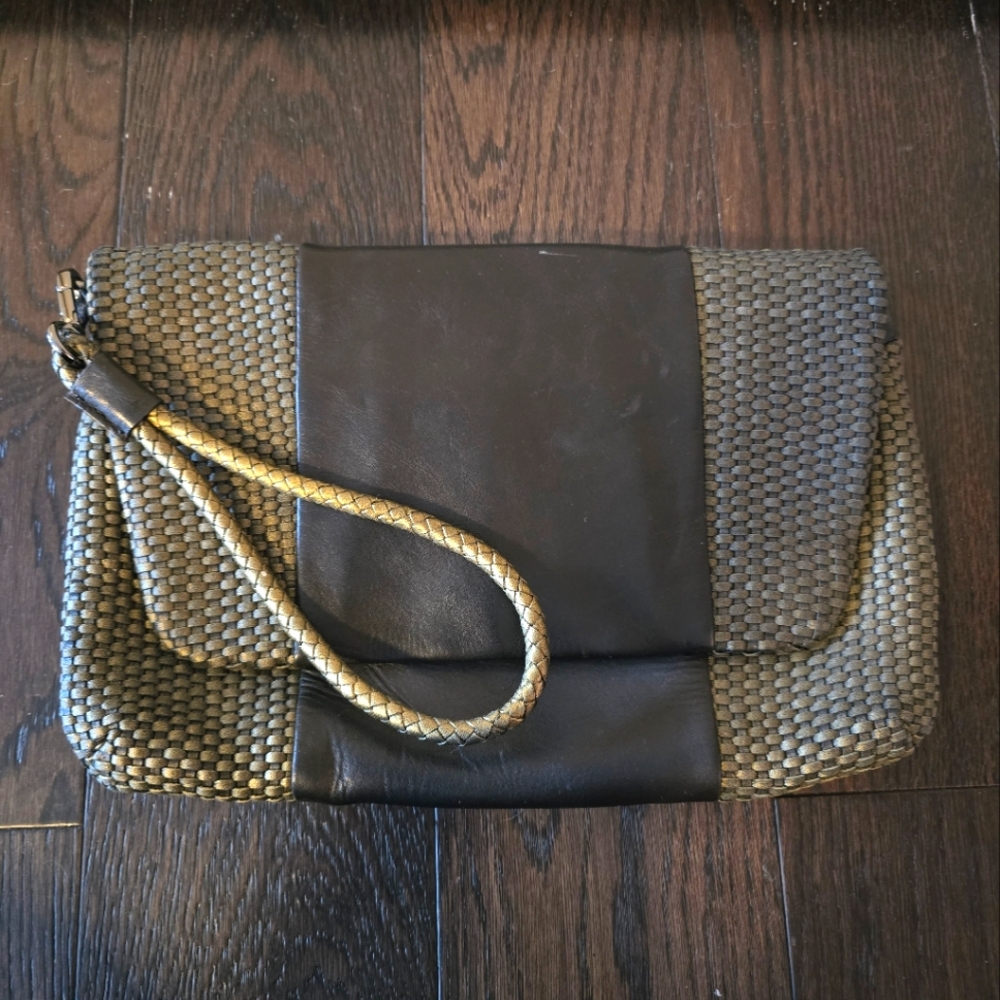 Christopher Kon Woven Clutch/Wristlet